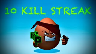 10 Kill Streak In Shell Shockers With Nuke Zone RPG