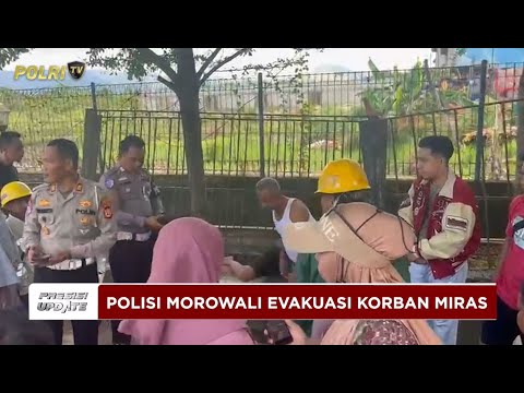 PRESISI UPDATE : SATLANTAS POLRES MORUT EVAKUASI KORBAN MIRAS 112/04/2025 (19.30)