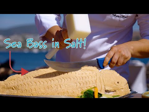 UNBELIEVABLE Sea Bass recipe from Mediterranean paradise #Bodrum #Türkiye