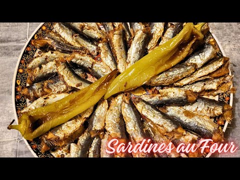 RECETTE DE SARDINES AU FOUR.OVEN SARDINES RECIPE.