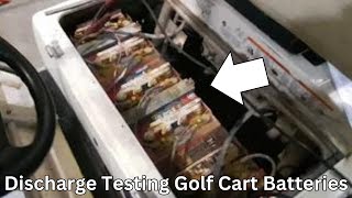 How to test old golf cart batteries