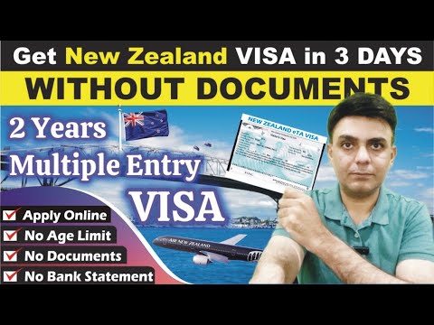 🇳🇿 NEW ZEALAND Multiple Entry Visa in 3 Days Without Documents | No Appointment - NZ eTA Visa Online