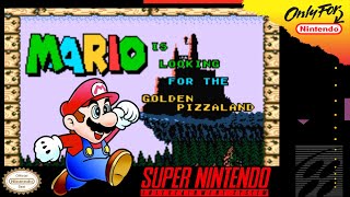 Mario is looking for the Golden Pizzaland - Hack of SMW [SNES]