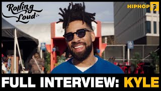 KYLE Shares What Makes Him Smyle Reacts To 4Batz & Guapdad Crashes Interview @ ROLLING LOUD