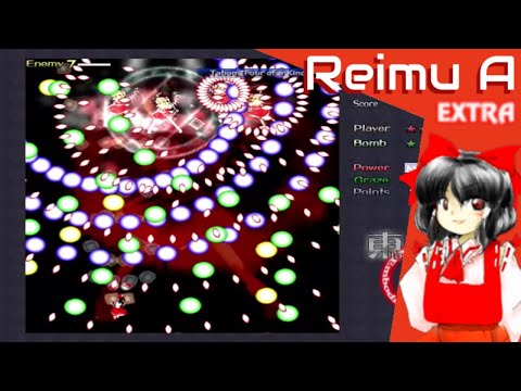 Touhou 6 - Embodiment of Scarlet Devil | Reimu A Extra Stage Clear