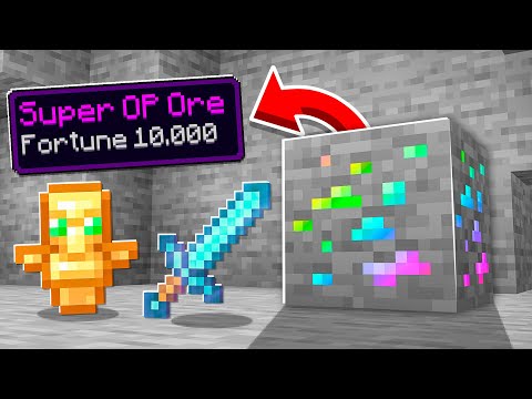 What if every ore dropped rare items in Minecraft?
