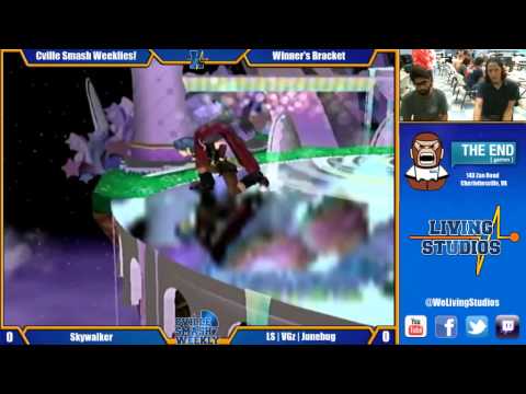 Cville Smash - Skywalker (Icies) Vs LS | VGz | Junebug (Marth, Sheik) - Winners Bracket - Melee