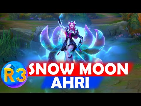 Snow Moon Ahri Skin PBE - League of Legends