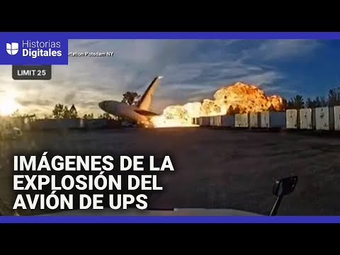 Nuevo video muestra al avión de UPS al momento de estrellarse