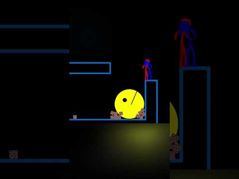 Stickman vs. PacMan Minecraft Animation