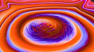 FIBONACCI SPIRAL - Straight Pour Acrylic Pouring and Fluid Art