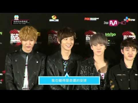 121130 EXO MAMA Backstage and Interview