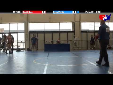 David Rios vs. Ryan Watts at 2013 Las Vegas/ASICS U.S. Open