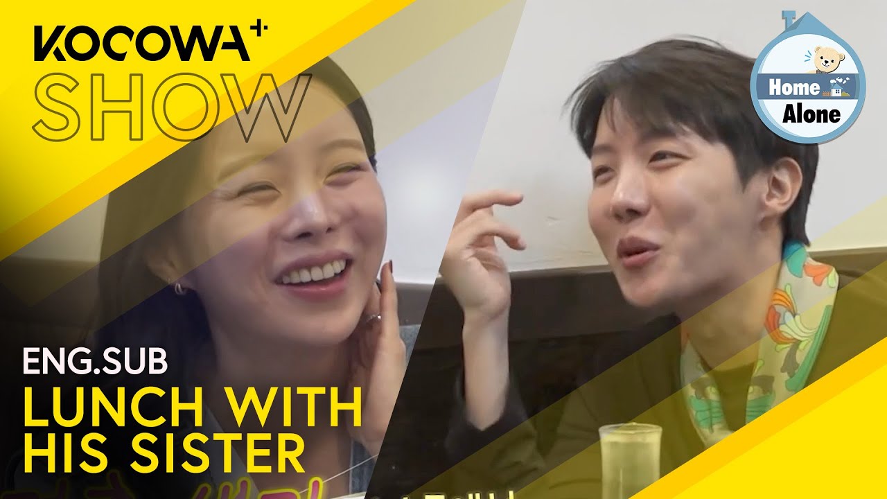 J-HOPE Meets Up With His Sister For A Catch Up Lunch | Home Alone EP586 | KOCOWA+