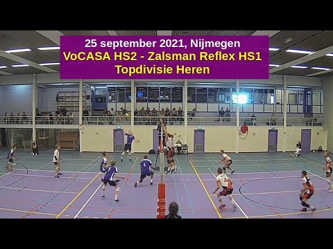 2021-09-25 VoCASA H2 - Zalsman Reflex H1 (Topdivisie Heren Volleybal)