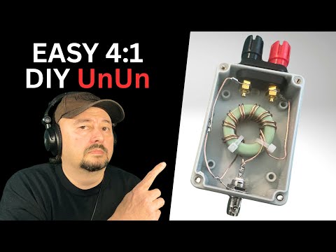 Discover an EASY 4:1 UnUn for Ham Radio Antennas! thumbnail
