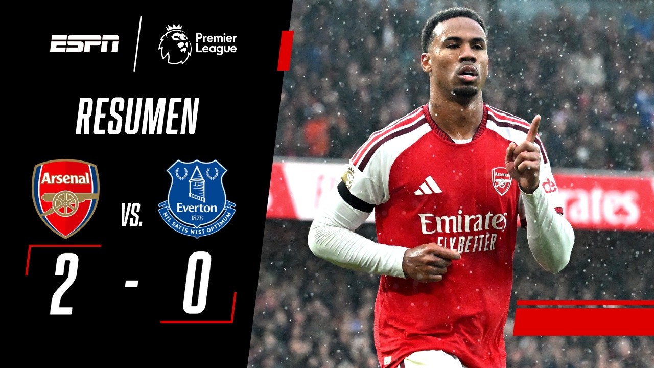 LOS GUNNERS FESTEJARON GRACIAS A SU DUPLA CENTRAL KONSA-GABRIEL | Arsenal 2-0 Everton | RESUMEN