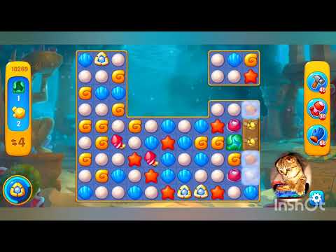 Fishdom 2022, no Boosters,  10269  level  -  прохождение без бустеров,  10269  уровень.