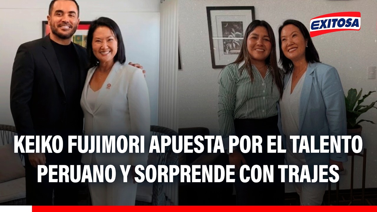 🔴🔵 Keiko Fujimori apuesta por el talento peruano y sorprende con trajes durante Fiestas Patrias