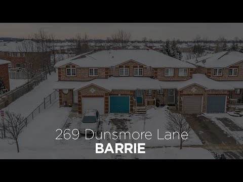 269 Dunsmore Lane, Barrie. FOR SALE by The Curtis Goddard Team
