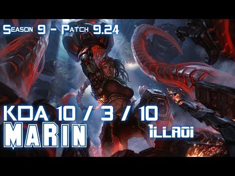 MaRin ILLAOI vs POPPY Top - Patch 9.24 KR Ranked