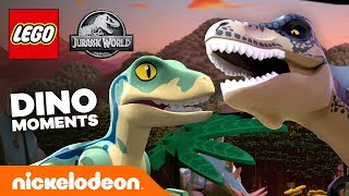 11 Best Dino Moments from LEGO Jurassic World! 🦕 | Nick