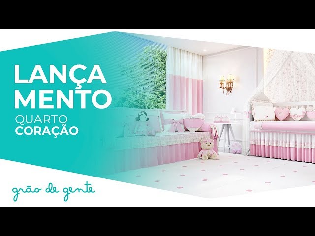 Quarto de Bebê Coração - Grão de Gente