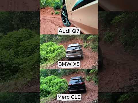 Audi Q7 vs BMW X5 vs Mercedes Benz GLE offoad challenge