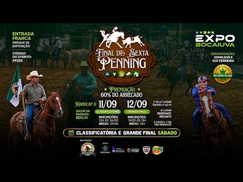 CLASSIFICATORIA E GRANDE FINAL  EXPO-BOCAIÚVA -  TEAMPENNING - BOCAIÚVA - MG - 12/09/2026 🤠🐂