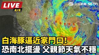白海豚逼近家門口！恐南北擺盪