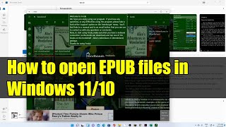 How to open EPUB files in Windows 11/10 - Very Easy