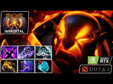 GRAND MASTER TIER MID Ember Spirit With Full Magical Build