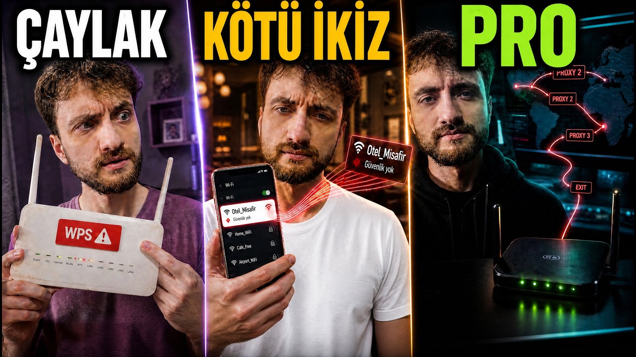 Wi-Fi'niz Nasıl Hacklenir? (3 Seviye)