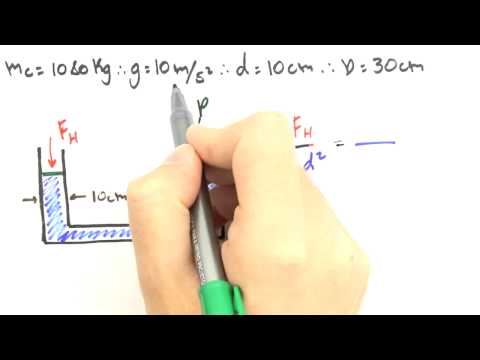 Me Salva! Extensivo de Física - HIDEX01 - Exercício de Hidrostática: Usando o Princípio de Pascal