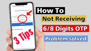Facebook 6 digit code not received on phone number problem 2022 || Fb Verification Code not received