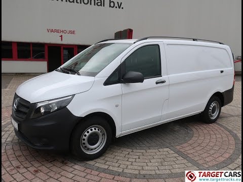 778063 MERCEDES-BENZ VITO 114CDI LONG PANEL VAN 136HP EURO 6 WHITE 09-17 44849KM LHD