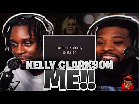 BabantheKidd FIRST TIME reacting to Kelly Clarkson - me!! (Official Lyric Video)