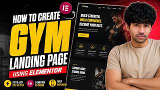 How to Create a Gym Landing Page using Elementor 🔥