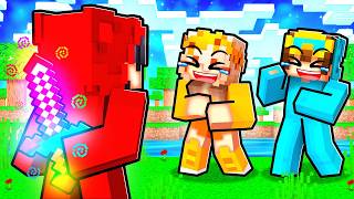 I Pretended To Be a Noob in Minecraft, Then Used OP ITEMS to Win!