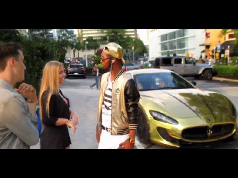 GOLD DIGGER Prank "I Can Take Your Girl" Gold Maserati Part 2 Video