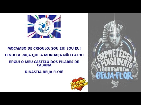 Letra e Samba Beija-Flor de Nilópolis Ao Vivo Carnaval 2022