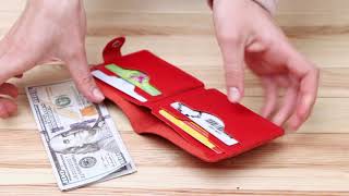 Гаманець жіночий шкіряний SHVIGEL 16215 червоний