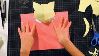 How to Make a Kitten Head Pop-Up Card | Pop-Up Cards