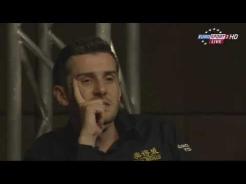 Mark Selby Taking Glasses Off the Referee [2014]