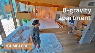 Apartment furniture rolls into ceiling, it's truck-drag strong