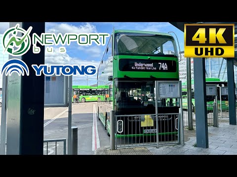 [Newport Bus Wales: 74A City to Underwood via Liswerry, Llanwern, Langstone] Yutong U11DD Electric