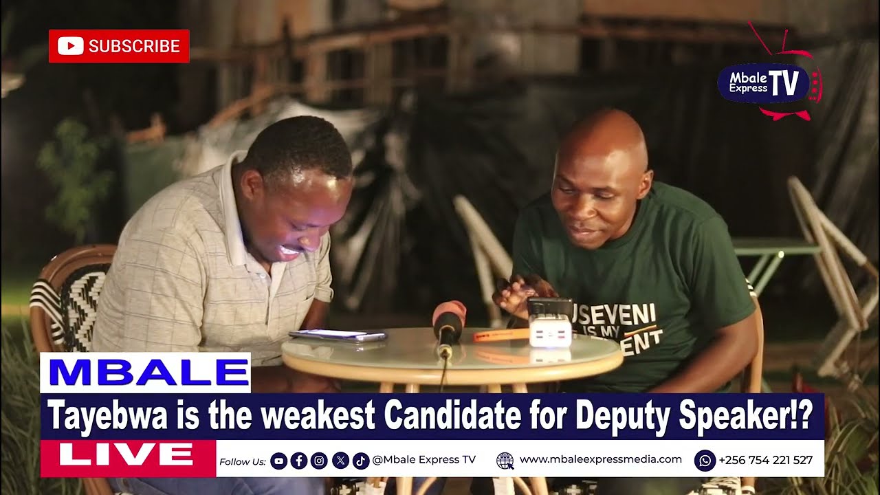Tayebwa is the weakest in Deputy Speaker Race - Chris Buyera 