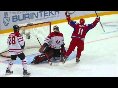 Canada Vs Russia All Goals 12/31/12 [HD]