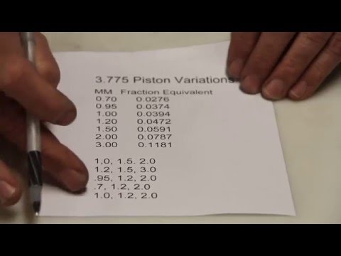 Pistons and Piston Ring Identification: New/ Old Numbers for Replacement Rings Explained
