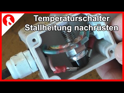 089 Thermoschalter an Stallheizung, Tränkenwärmer, Lüfter ect. ganz einfach nachrüsten.